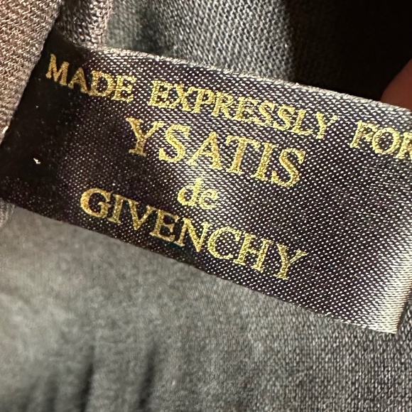 *Vintage* 1980s Black Ysatis de Givenchy Black Raffia Tote Bag - Picture 4 of 4